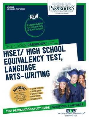 cover image of HiSET / High School Equivalency Test, Language Arts-Writing